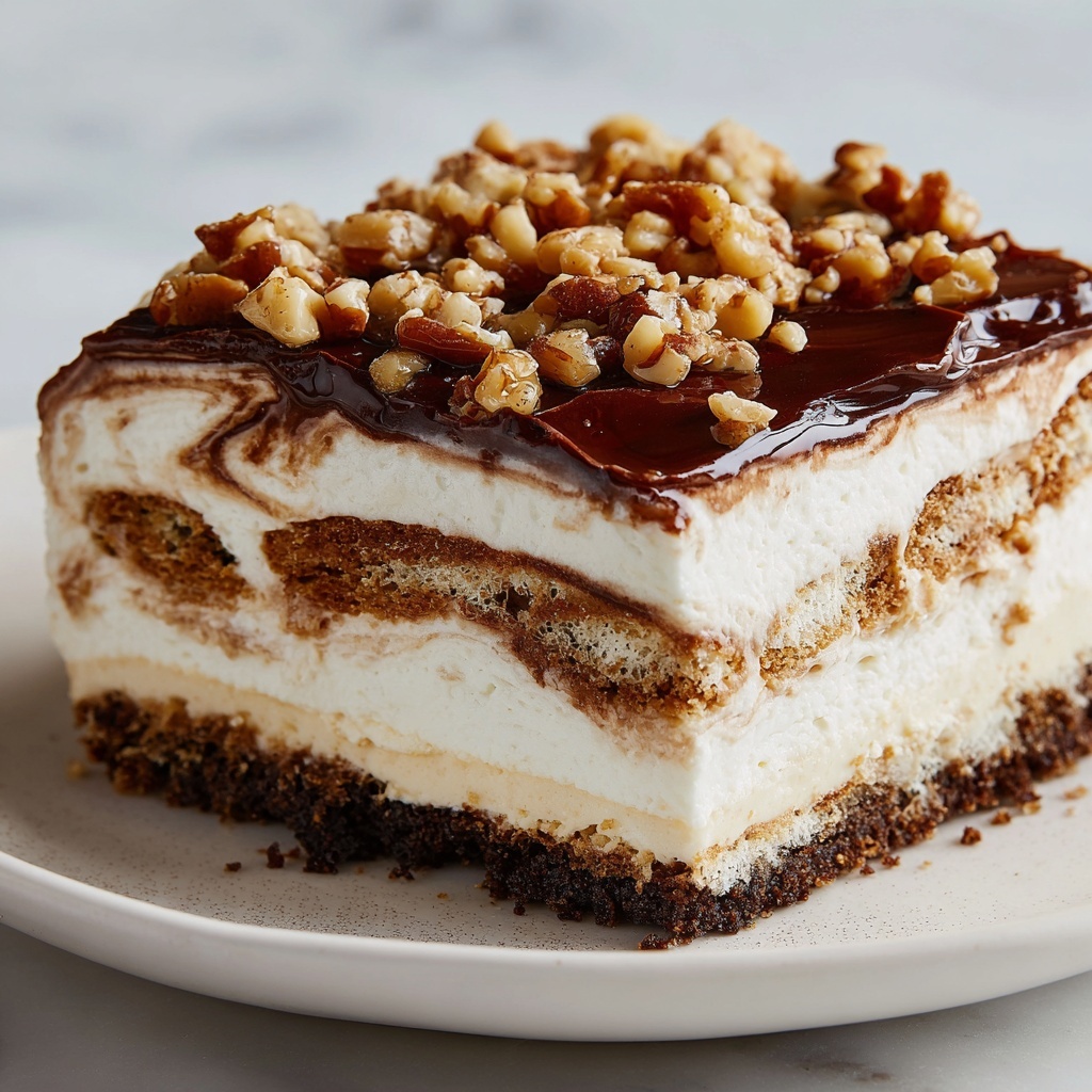 Heavenly No-Bake German Chocolate Cheesecake Recipe - Recipe Image