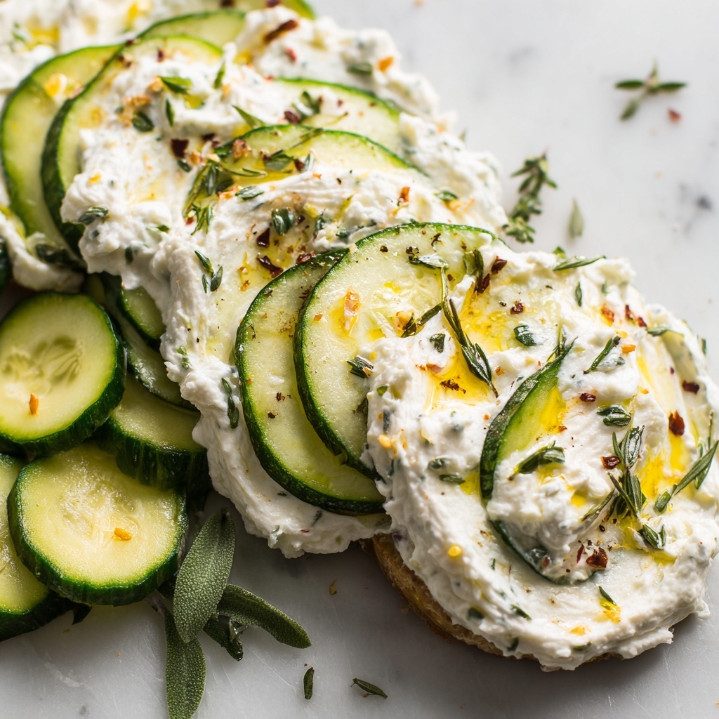 Cucumber Cream Cheese Spread Recipe - Recipe Image