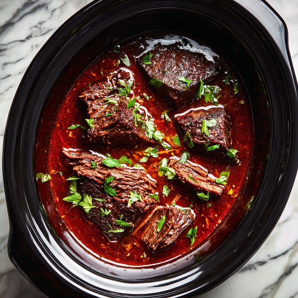 Slow Cooker 4-Ingredient Holiday BBQ Pork Recipe - Recipe Image